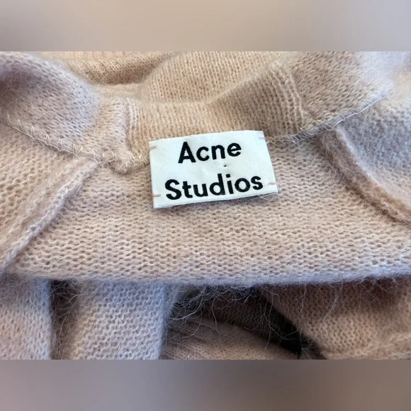 ACNE STUDIOS Raya Mohair Cardigan Sweater - Picture 10 of 12